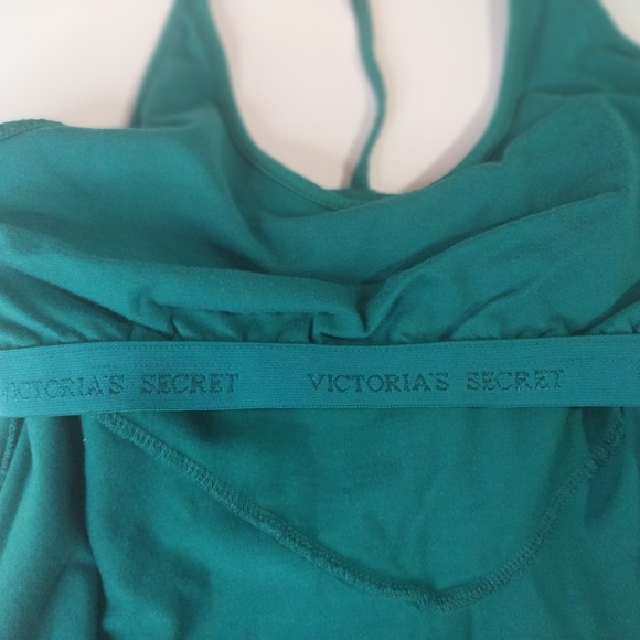 Victoria's Secret Size S Aqua Halter Tank Top With bra Victoria Secret - Picture 5 of 8